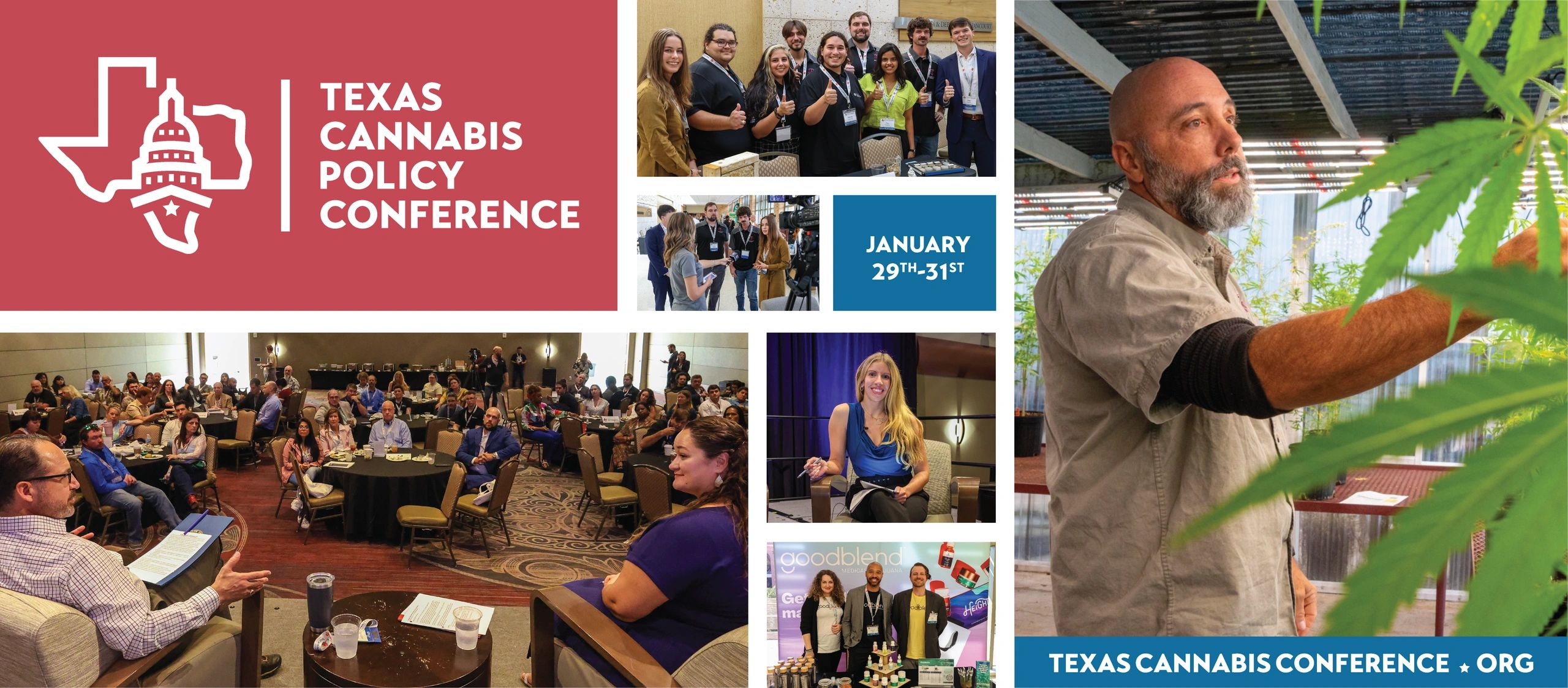 Texas Cannabis Policy Conference banner: Jan. 29-31, 2026