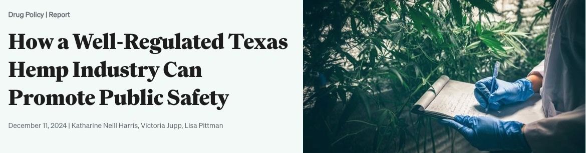 Baker Institute report: How a Well-Regulated Texas Hemp Industry Can Promote Public Safety