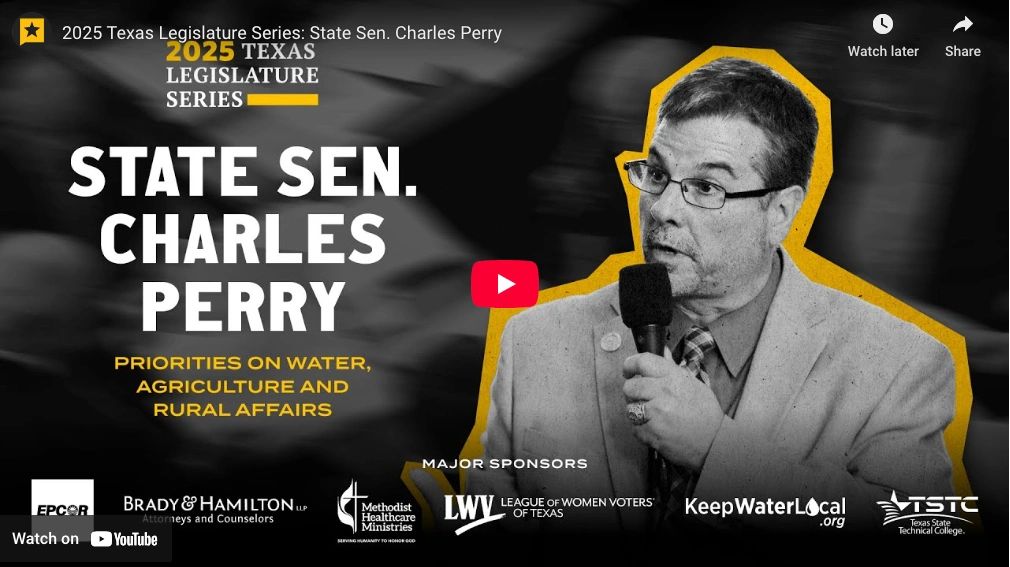 Video thumbnail from The Texas Tribune’s 2025 Texas Legislature Series: State Sen. Charles Perry